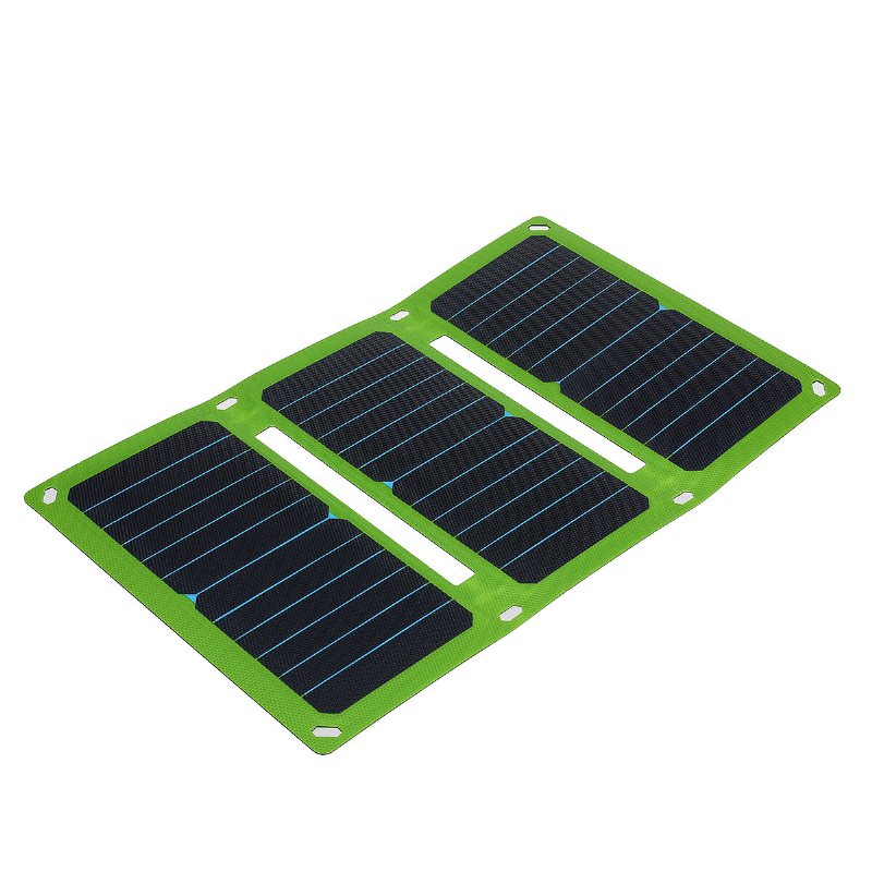 38w/50w 5v/12v Hopfällbar Solpanelladdare Etfe-handväska Solenergibank Nödströmförsörjning För Utomhuscamping Fotvandring Backpacking