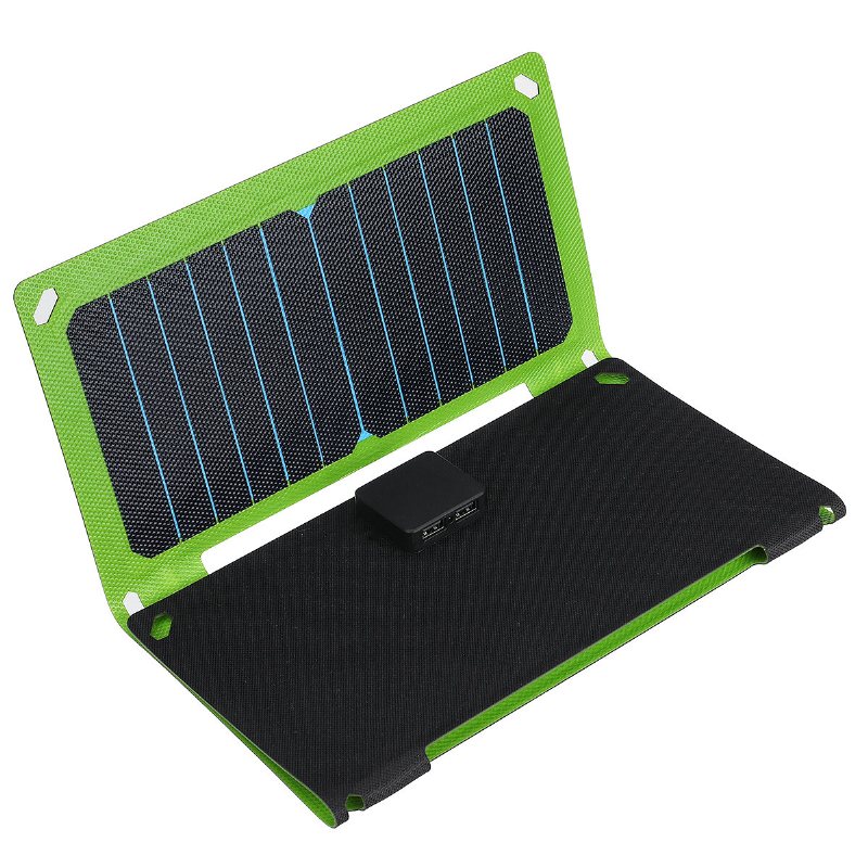 38w/50w 5v/12v Hopfällbar Solpanelladdare Etfe-handväska Solenergibank Nödströmförsörjning För Utomhuscamping Fotvandring Backpacking