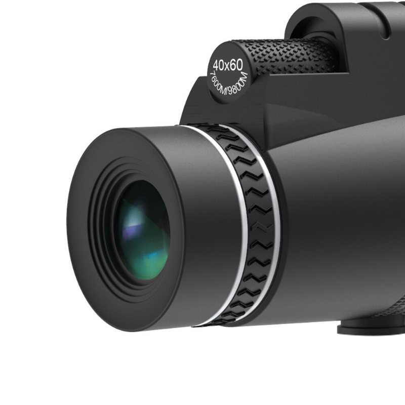 40x60 Monokulär Hd-optik Bak4 Svagt Ljus Night Vision Teleskop Utomhuscamping Vandring Fågelskådning