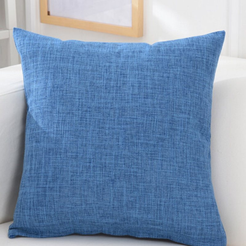 45x45cm Kuddfodral Bomull Linne Camping Midjekudde Protactor