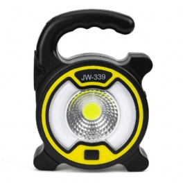 5w 1200mah Cob Camping Light Mutilfunction Flood Bluetooth-högtalare Utomhus Arbetsljus