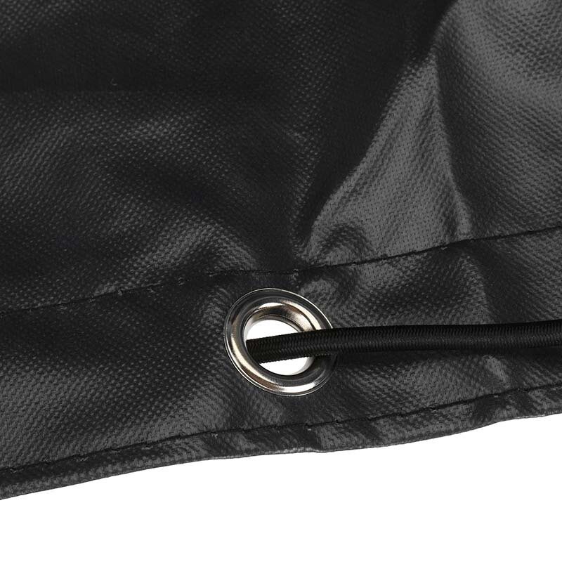600d Trailer Cover Heavy Duty Pvc Vattentätt Vindtätt Dammskydd Med Gummibälte 120-140 cm