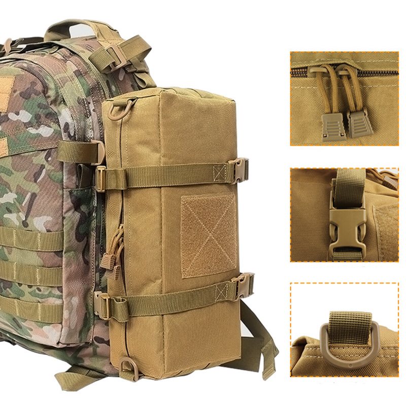 6l 600d Nylon Utomhus Taktisk Molle Midjeväska Vandringssportväska Med Axelrem För Reseäventyr Camping