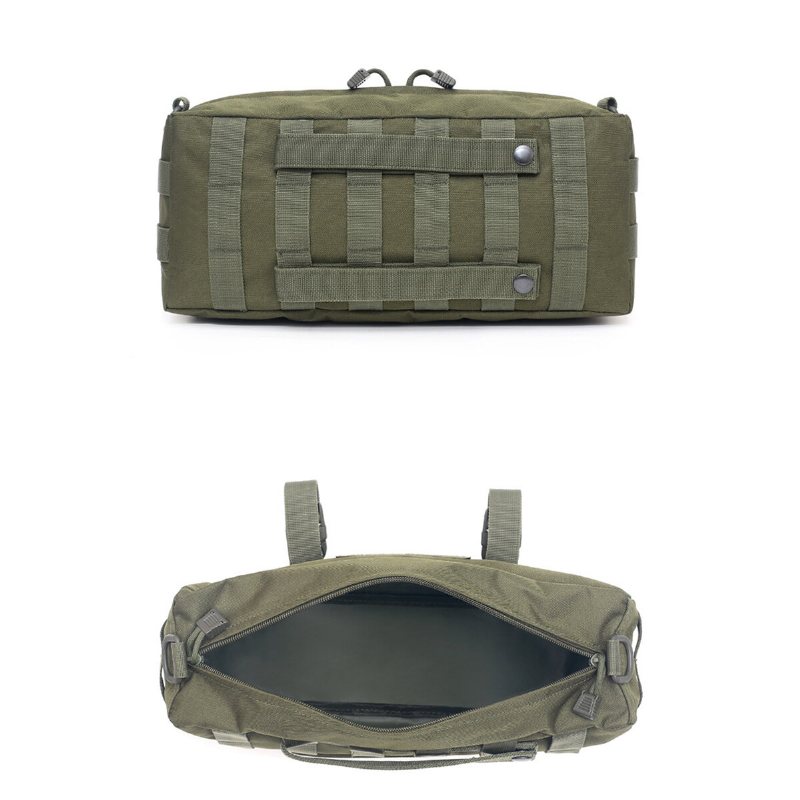 6l 600d Nylon Utomhus Taktisk Molle Midjeväska Vandringssportväska Med Axelrem För Reseäventyr Camping