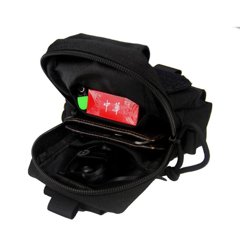 7 Tum 1000d Nylon Taktisk Väska Crossbody Midjeväska