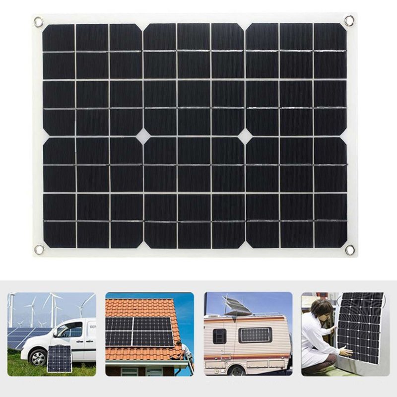 8000w Solar Inverter Kit Solenergisystem Med 18w Solpanel 30a Controller För Campingresor