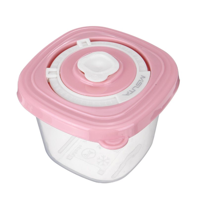 90ml 120ml 6st/set Baby Barn Mat Förvaringslåda Lunch Snack Supplement Mjölkpulverbehållare