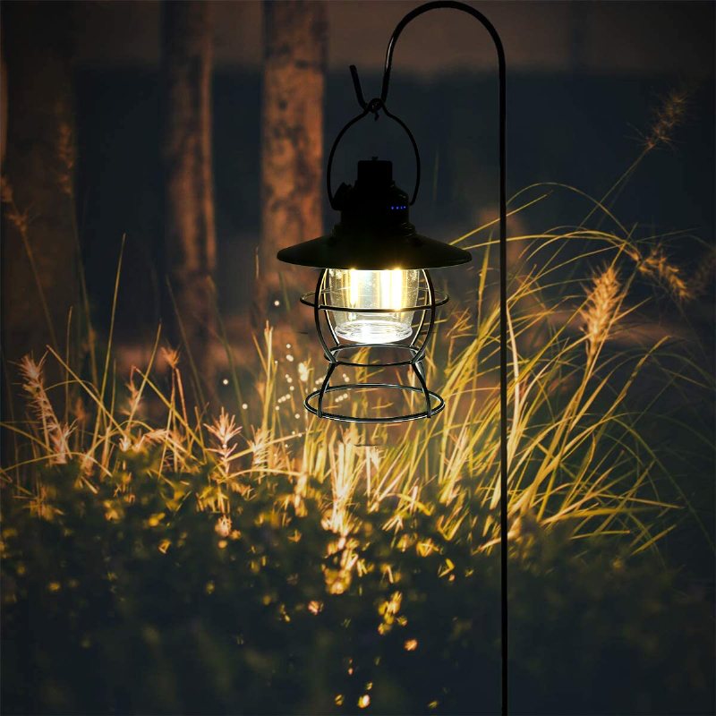 Bärbar 50w Usb Uppladdningsbar Campinglampa Led-lampa Utomhustält Lykta För Vandring Och Klättring I Trädgården