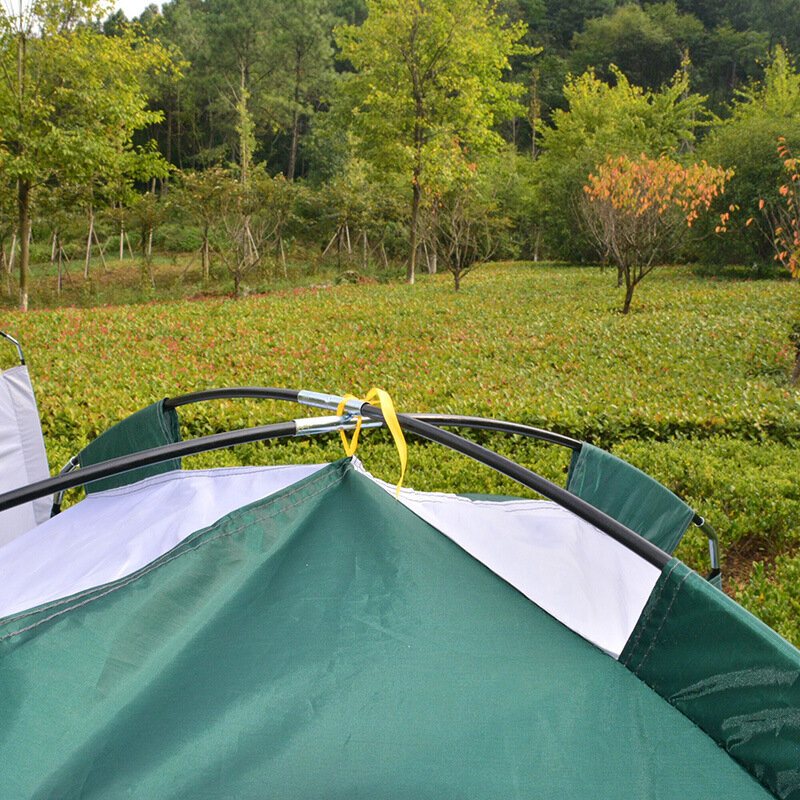 Bärbart Snabbtält Camping Dusch Toalett Utomhus Vattentät Strandklänning Omklädningsrum Med Bakfönster & Innerficka