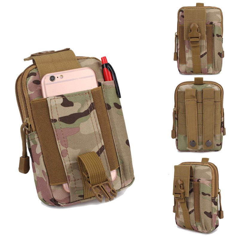 Benniu Bl064 Oxford Molle System Camouflage Militär Taktisk Midjeväska Utomhus Vattentät Sport Crossbody Bag