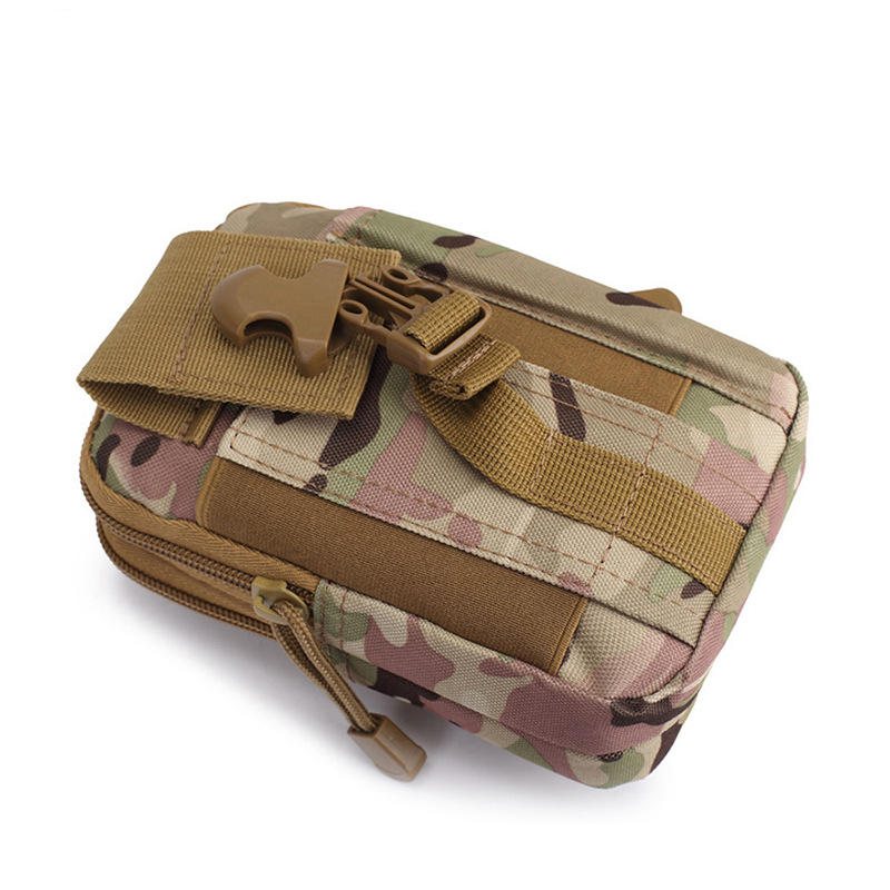 Benniu Bl064 Oxford Molle System Camouflage Militär Taktisk Midjeväska Utomhus Vattentät Sport Crossbody Bag