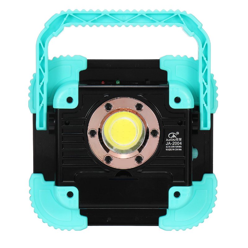 Cob Solar Camping Light Usb Uppladdningsbar Vattentät Flood Arbetslampa Strålkastare För Utomhusvandring Resor Fiske Akut Bilreparation