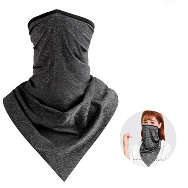 Dammtät Triangel För Unisex Andas Huvudsjal I Silke Multifunktionscykling Vindtät Sömlös Ansiktsmask
