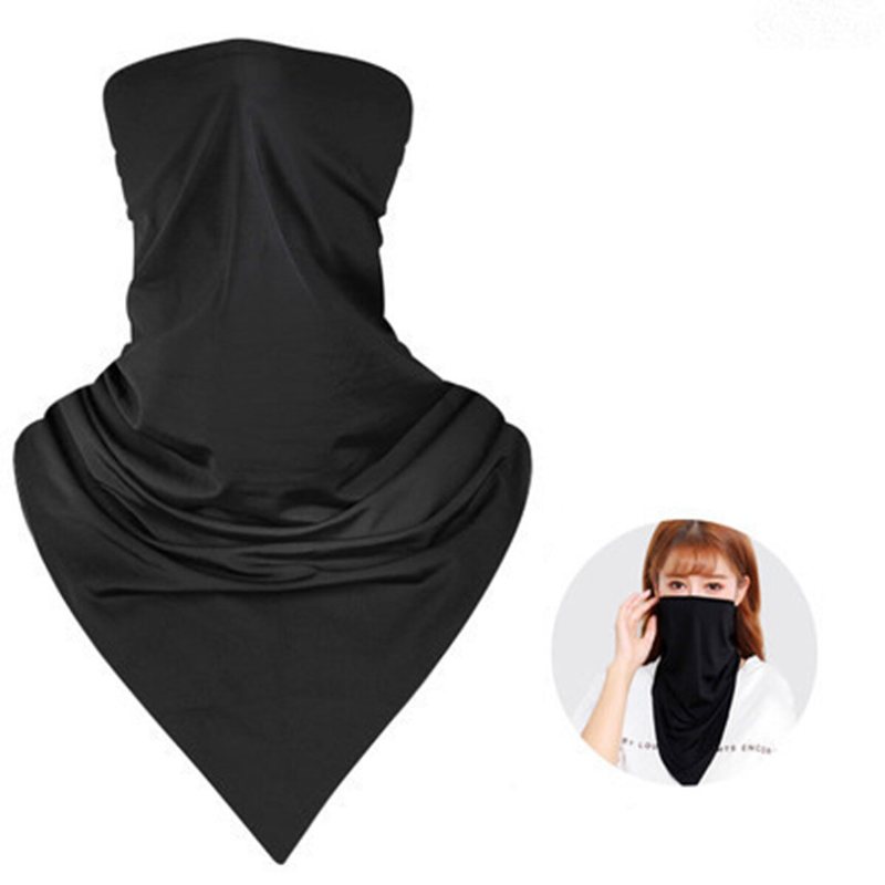 Dammtät Triangel För Unisex Andas Huvudsjal I Silke Multifunktionscykling Vindtät Sömlös Ansiktsmask