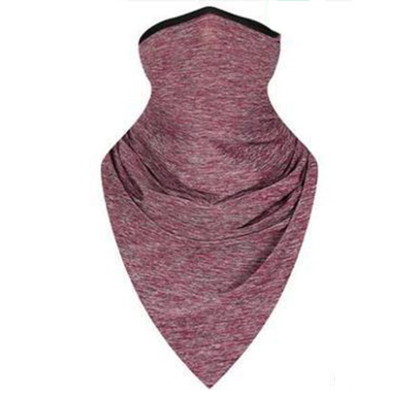 Dammtät Triangel För Unisex Andas Huvudsjal I Silke Multifunktionscykling Vindtät Sömlös Ansiktsmask