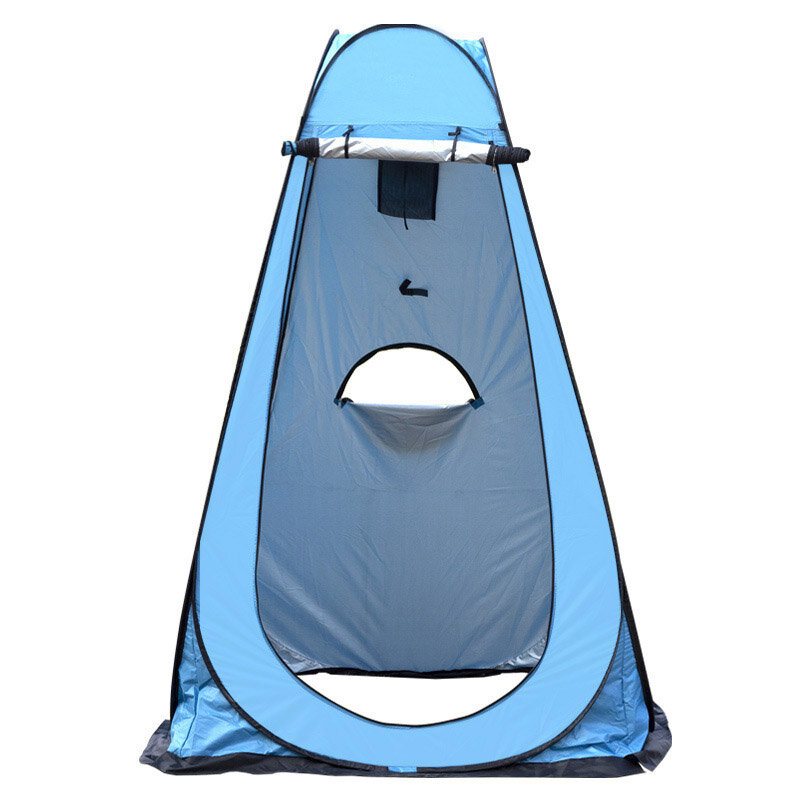 Enkelt Automatiskt Tält Camping Anti-uv Solskydd Beach Toaletttält Med Förvaringsväska