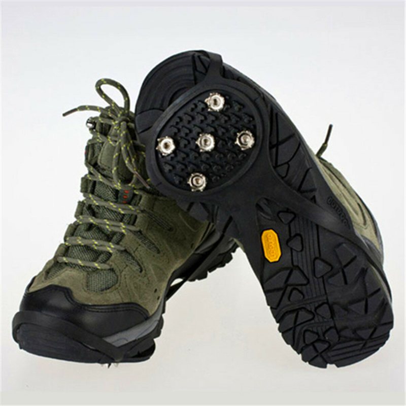 Halkskydd Halkfria Skor Skydd Spikes Stegjärn Grip Ice Snow Footwear