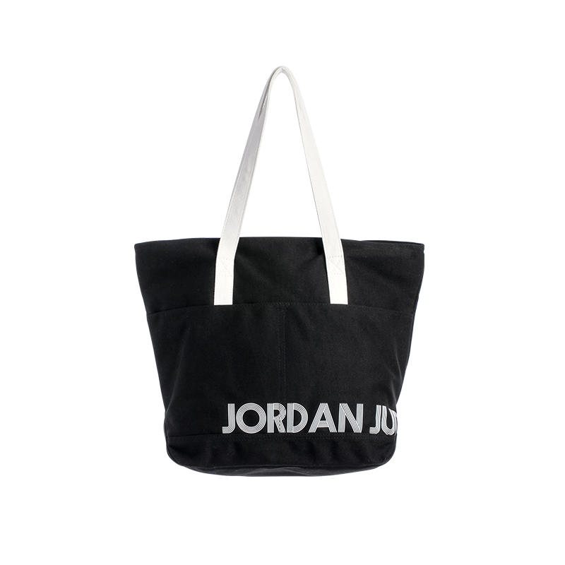 Jordan&judy 2.2l Canvas Axelväska Fritidshandväska Shoppingväska Utomhusresor