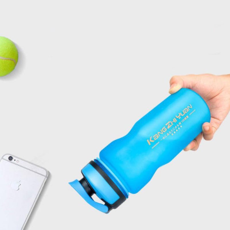Kangzhiyuan 1000ml Stor Sportflaska Gym Fitness Pc Vattenflaska Bpa Gratis Resor Drickskopp