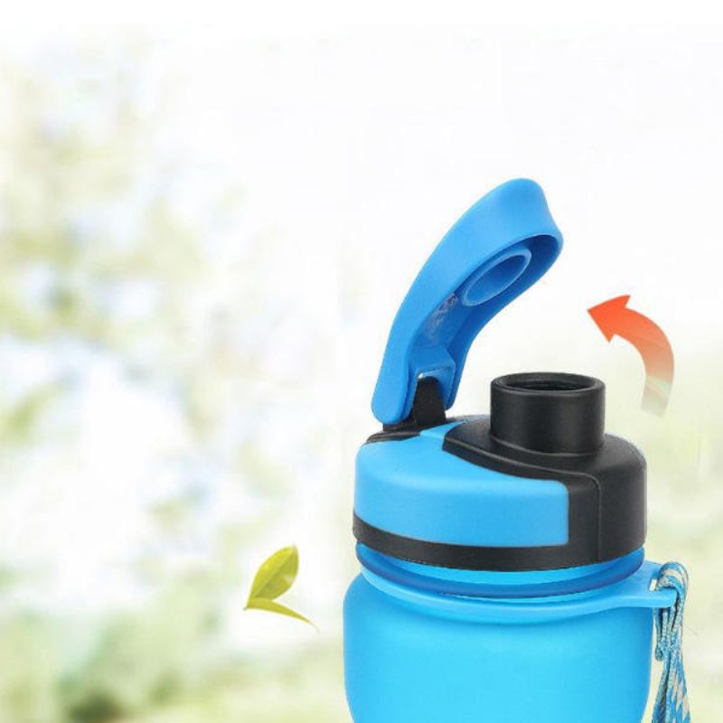 Kangzhiyuan 1000ml Stor Sportflaska Gym Fitness Pc Vattenflaska Bpa Gratis Resor Drickskopp