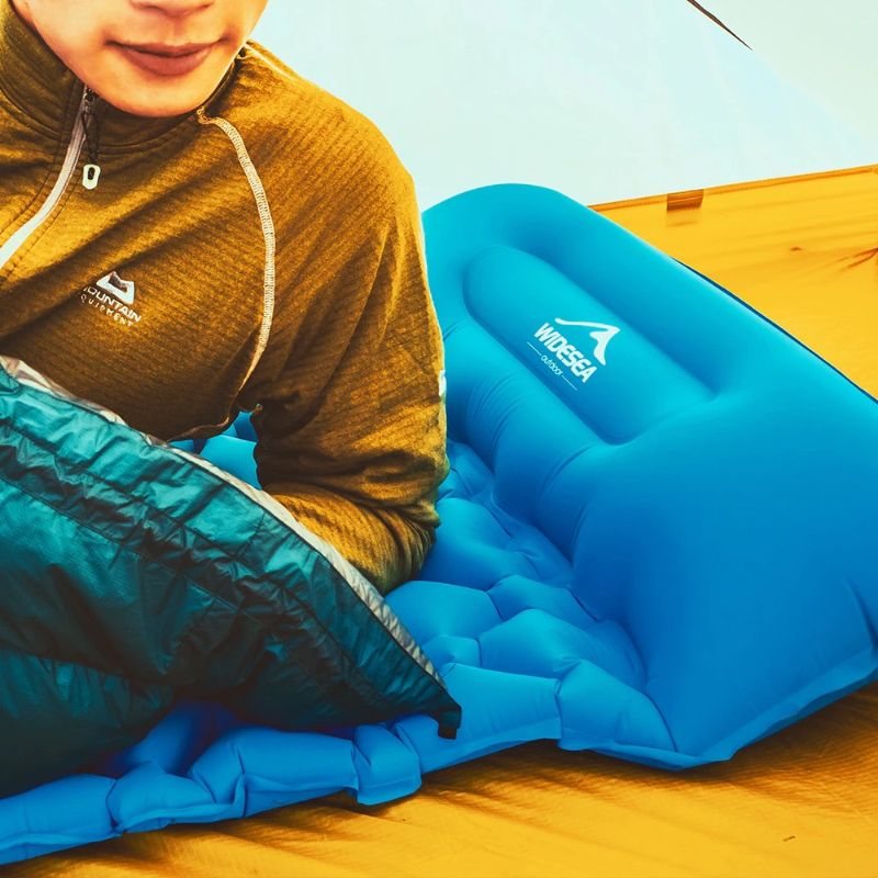 Liggunderlag Uppblåsbar Ultralätt Camping Sovmadrass