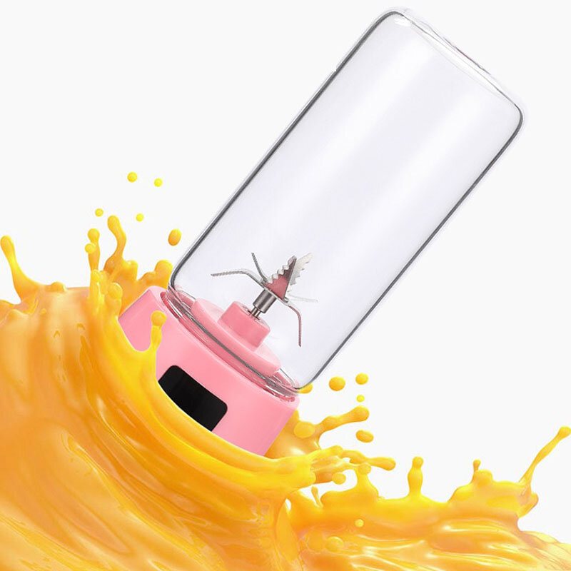 Multifunktion Mini Juicer Mat Milkshake Fruktmaskin Maskin Usb Uppladdningsbar Blender Camping Picnic