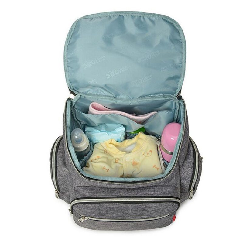 Multifunktion Mummy Ryggsäck Barnvagn Blöje Förvaringsväska Axelväska Travel Baby Handväska