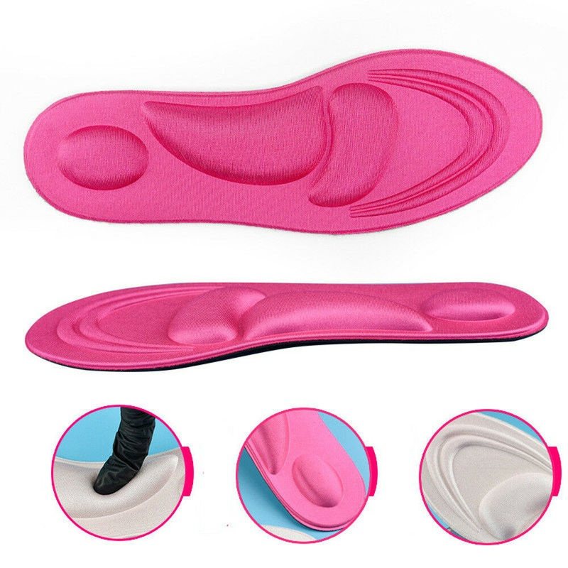 Ortopediska Innersulor 4d Memory Foam Smärtlindring Mjuk