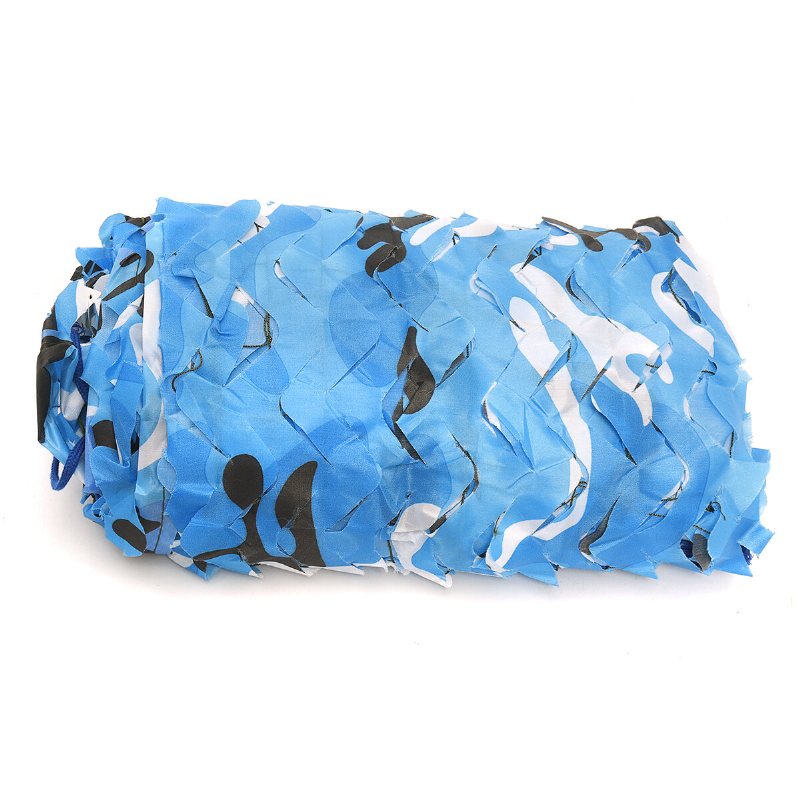 Outdoor Tactical Cs Camouflage Net Solskydd Shelter Jakt Woodland Leaves Cover