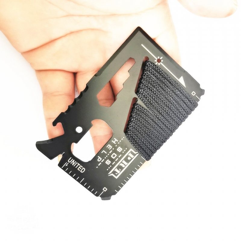 Plånbok Multi-tool Kreditkort Med Skruvmejslar Survival Tools