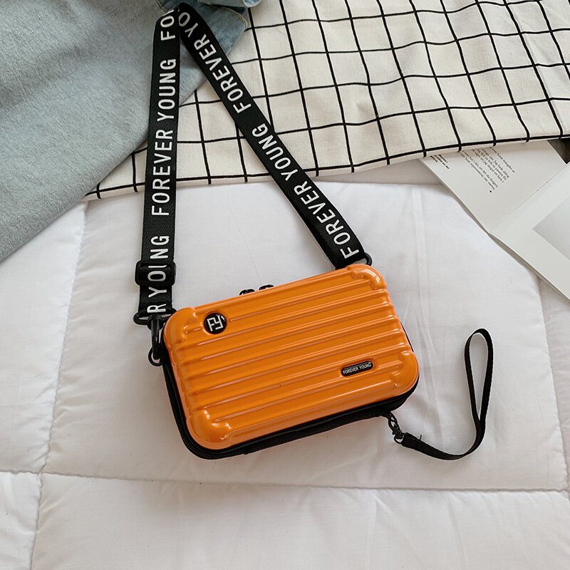 Pvc Crossbody Bag Mini Makeup Bag Reseaxelväska Förvaringsväska Handväska