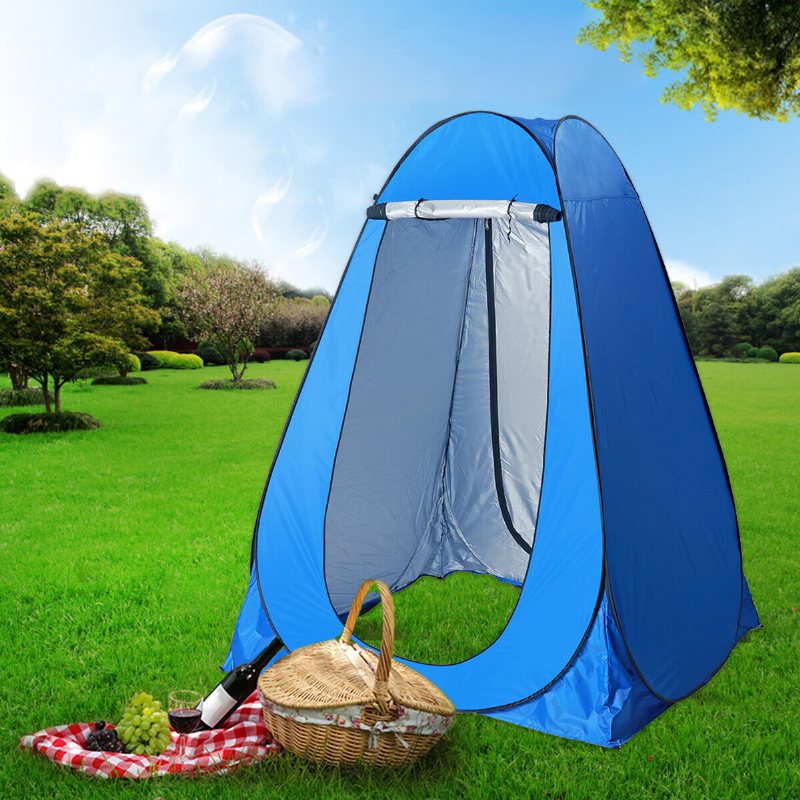 Sekretess Dusch Toalett Campingtält Anti-uv Vattentätt Fotograferingstält Solskydd