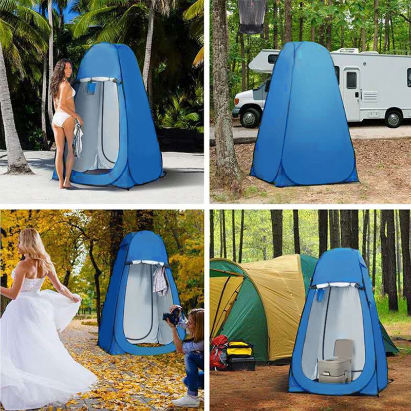 Sekretess Dusch Toalett Campingtält Anti-uv Vattentätt Fotograferingstält Solskydd