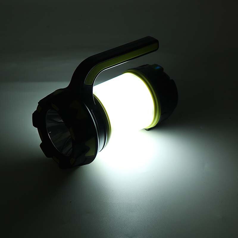 Super Birght Led-campingljus Arbetsljus Stor Kapacitet Usb Uppladdningsbar Long Shot Spotlight För Utomhuscampingfiske