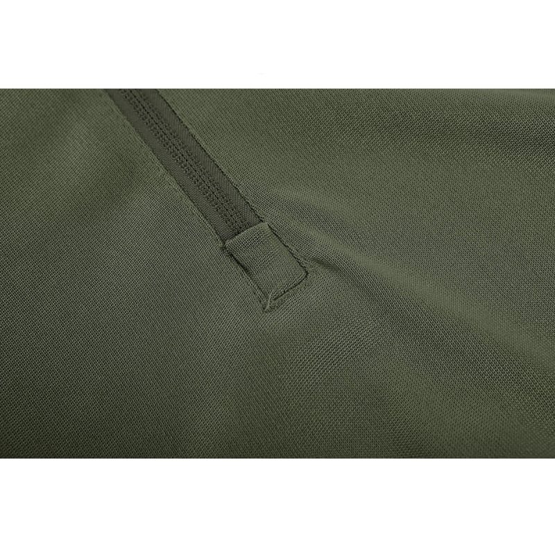Tactical Shirt Långärmad Hunting Pullover Med Blixtlåskrage