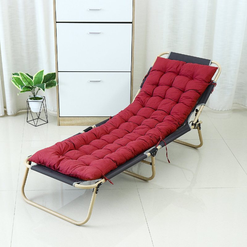Universal Lounge Chaise Kudde Tuftad Mjuk Comfort Deck Hög Rygg Utomhus Inomhus Gungstol Vadderad