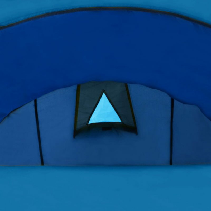 Usa Direkt Vattentätt Campingtält 2~4 Personer Tunneltält För Camping Vandring Resor Glasfiberstänger Blå