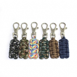 Utomhus Edc Mini Nyckelring Camping Emergency Survival Paracord Armband Tools Kit