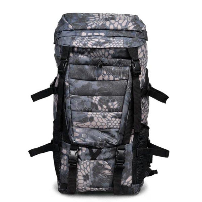 Utomhus Nylon Män Kamouflage Ryggsäck Cykelryggsäck Pack Resa Camping Vandringsväska