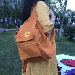 Utomhus Nylon Skolväska Bärbar Flickryggsäck Reseaxelväska