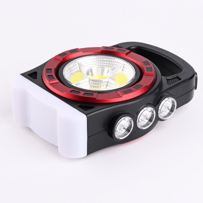 Utomhus Solar Laddningsljus Multifunktionell Söklykta Treasure Starkt Ljus Ficklampa Cob Led Bärbar Lampa