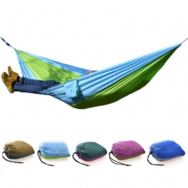 Utomhuscampinghängmatta Fallskärmsduk Lättviktsnylon Bärbar Hängmatta För 1-2 Personer 260 X 140 cm