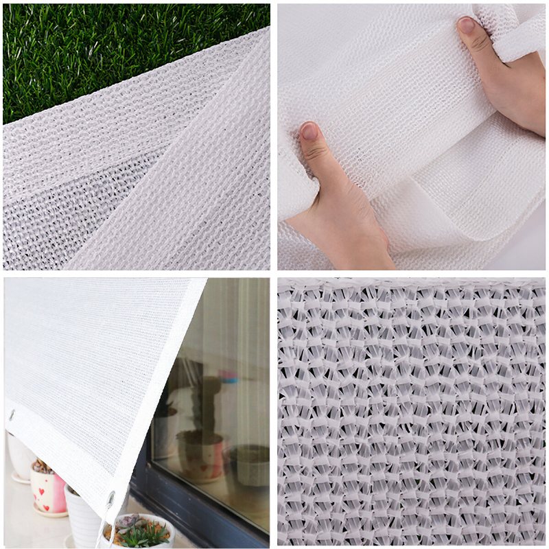 Vattentät Heavy Duty Proof Sun Canopy Shade Segelduk Rektangel Utomhus