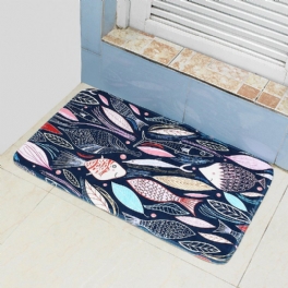 45*75 cm Badrum Dusch Badmatta Halkfri Matta Toalettmatta Löv Design