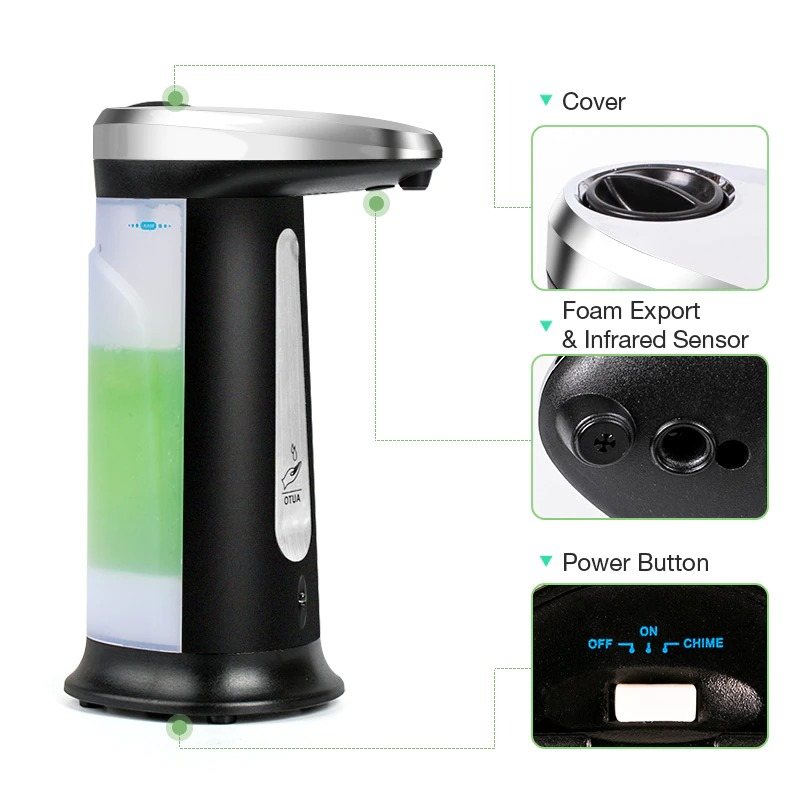 Automatisk Tvåldispenser Beröringsfri Smart Sensor 400ml