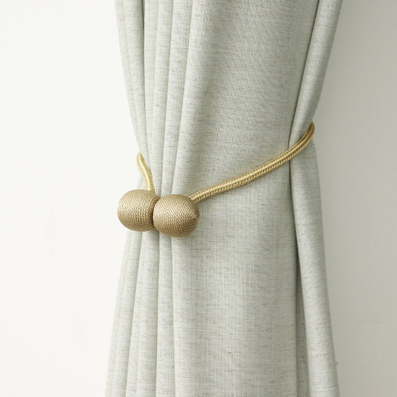 Magnet Spänne Gardin Tie Rope Hängande Ball Tie Europeisk Stil Tie Curtain Clip