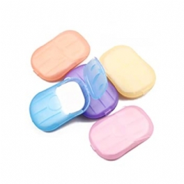 Tvålpapperslåda Travel Multifunctional Aroma Skivad Rengöring Mini