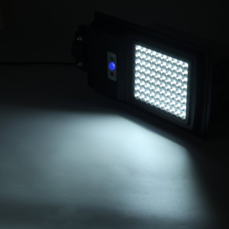 100w Led Solar Street Light Rörelsesensor Power Panel Vägglampa Utomhus Trädgård Ip65 Inredning Med Fjärrkontroll