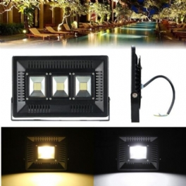 100w Led Ultratunn Vattentät Flood Light Outdoors Trädgårdslampa Ac220v