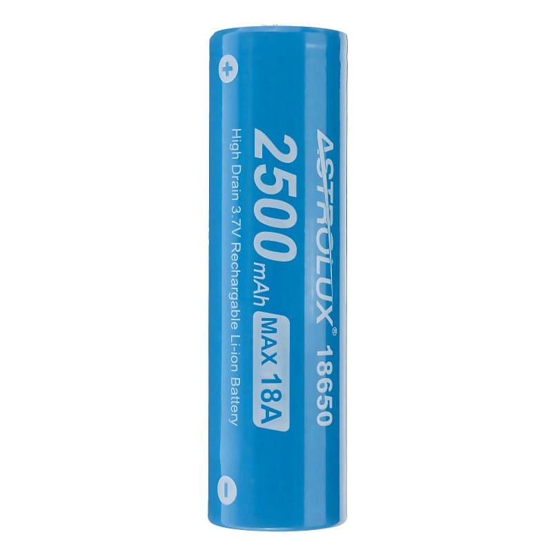 10st E1825 18a 2500mah 3.7v 18650 Li-ion Batteri Oskyddat High Drain Uppladdningsbar Lithium Power Cell För Astrolux Nitecore Lumintop Fenix Olight Ficklampor Rc Leksaker Hem Verktyg